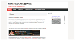 Desktop Screenshot of christiangameservers.com